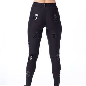 Ultracor x SoulCycle Black Lux Skull Legging